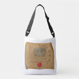 Zodiac - Väduren - Cross Body Tote Bag Axelväska