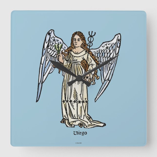 Zodiac: Våg 1482 Fyrkantig Klocka (Framsida)