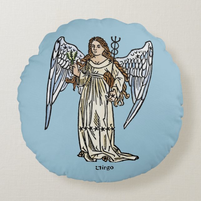 Zodiac: Våg 1482 Rund Kudde (Framsidan)