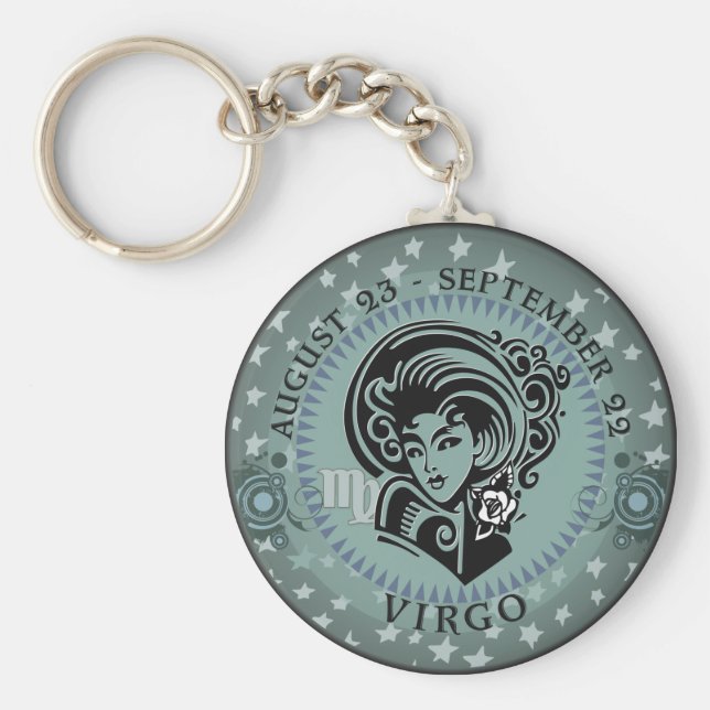 Zodiac Våg Nyckelring (Framsidan)