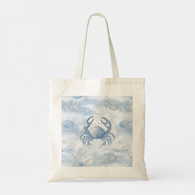 Zodiac Vibes Cancer - Tote Bag Tygkasse (Baksida)