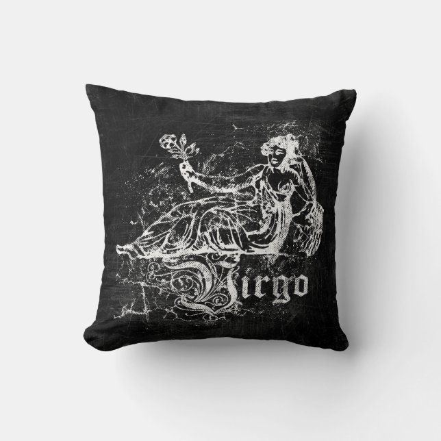 Zodiac Vintage Jungfrun Kudde (Framsida)