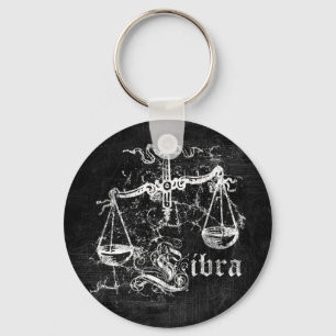 Zodiac Vintage Libra Nyckelring