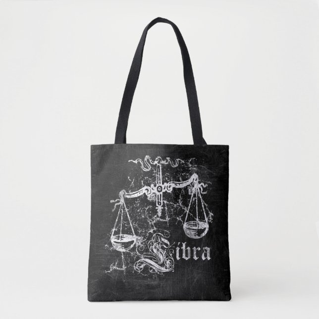 Zodiac Vintage Libra Tygkasse (Framsida)
