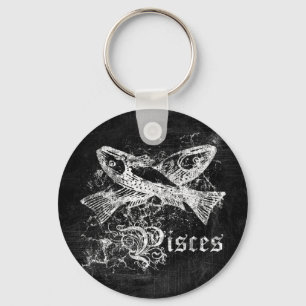 Zodiac Vintage Pisces Nyckelring