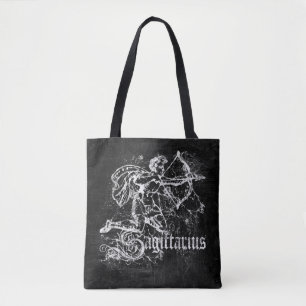 Zodiac Vintage Sagittarius Tygkasse