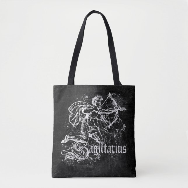 Zodiac Vintage Sagittarius Tygkasse (Framsida)