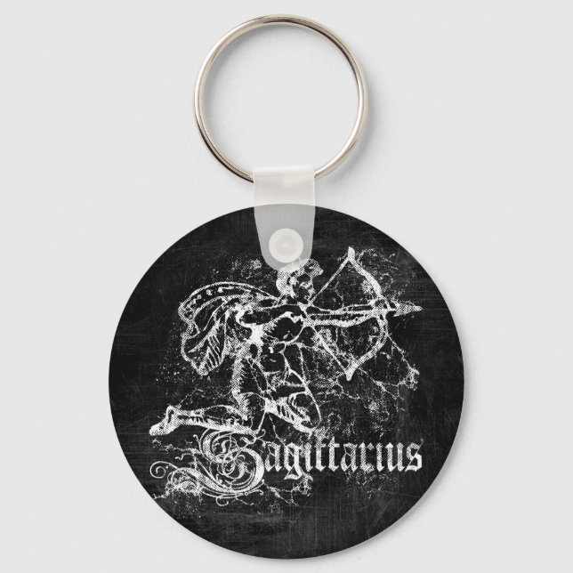 Zodiac Vintage Skytten Nyckelring (Framsida)