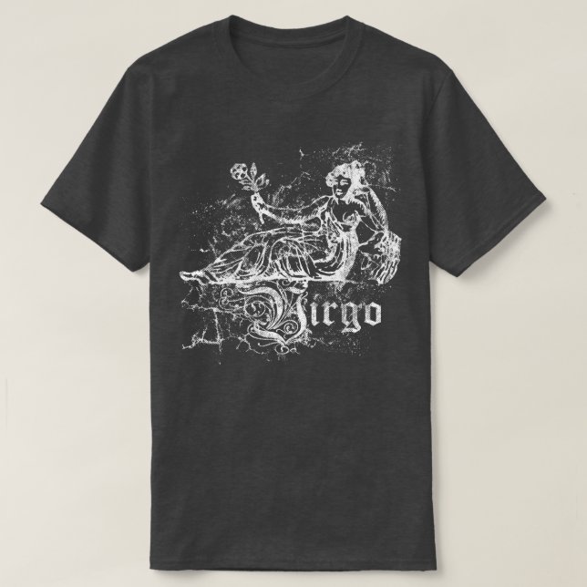 Zodiac Vintage Våg T Shirt (Design framsida)
