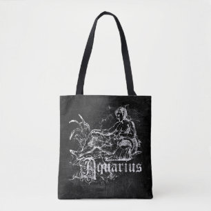 Zodiac Vintage Vattumannen Tygkasse