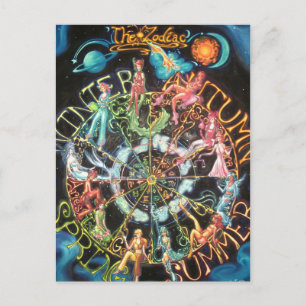 Zodiac Vykort
