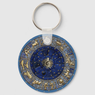 Zodiac Wheel Nyckelring