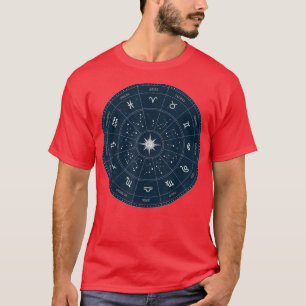 Zodiac Wheel Wife Zodiac Horoscope Astrology 2710 T Shirt