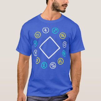 Zodiac Wheel Wife Zodiac Horoscope Astrology Premi T Shirt