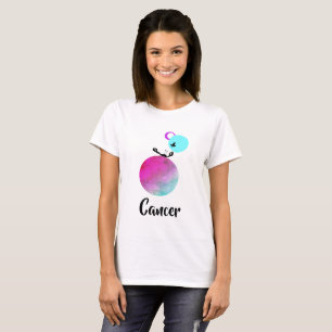 *~* Zodiac Whimsical White Cancer Zodiac Funny T Shirt