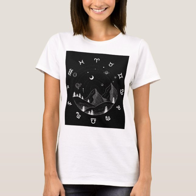 Zodiac Women's T-Shirt (Framsida)