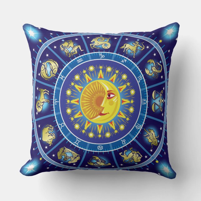 Zodiacal Circle Pillow Kudde (Framsida)