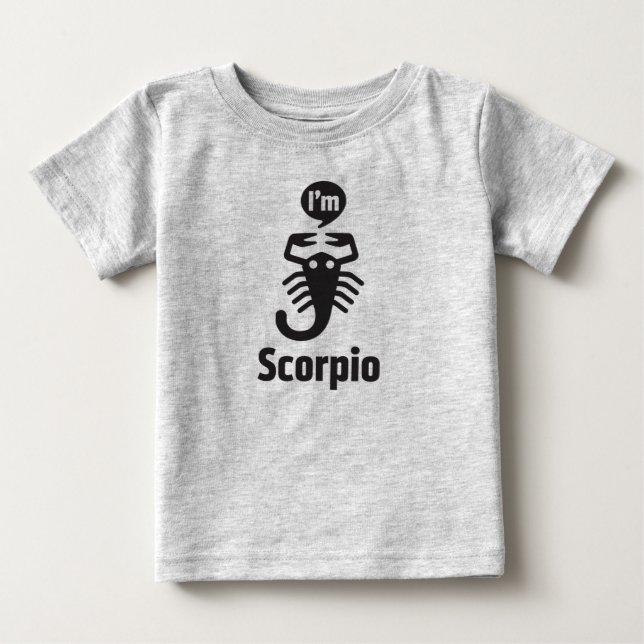 ZodiacbabyUtslagsplats-Scorpio T-shirt (Framsida)