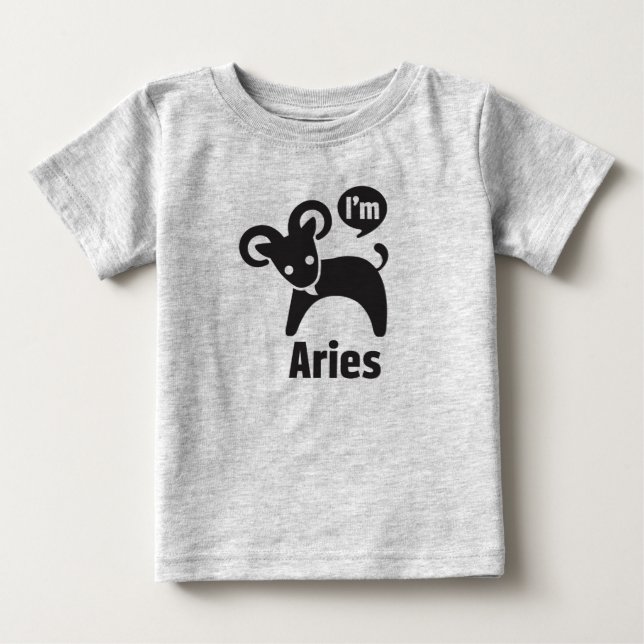 ZodiacbabyUtslagsplats-Vädur Tee Shirt (Framsida)
