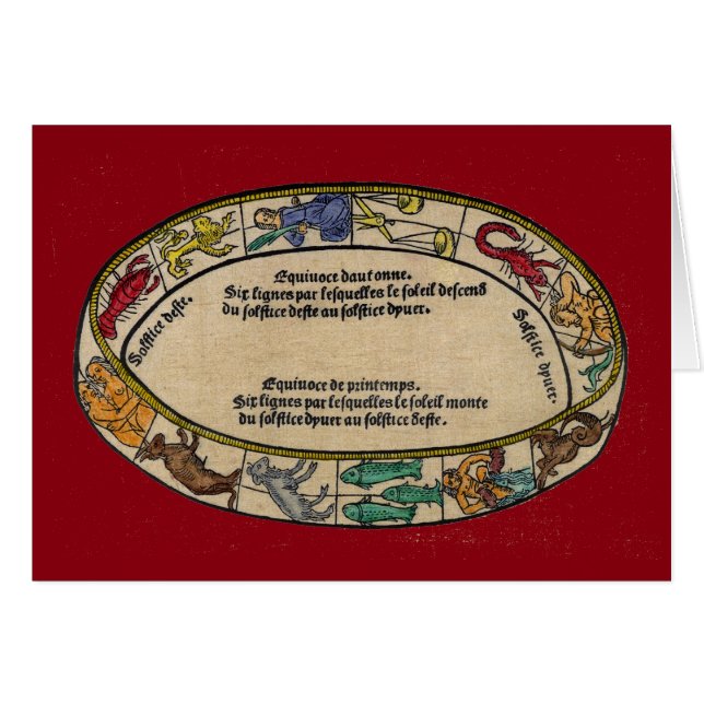 Zodiacen, 1496 OBS kort (Framsidan Horizontal)