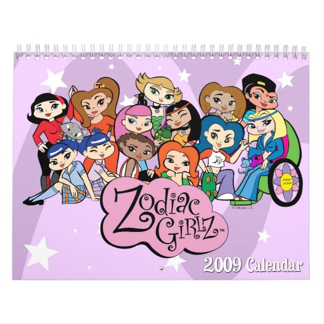 ZodiacGirlz 2009 kalender (Omslag)