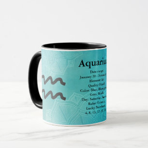 Zodiachoroskopastrologi undertecknar mugg
