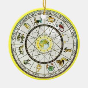 Zodiacprydnad Julgransprydnad Keramik