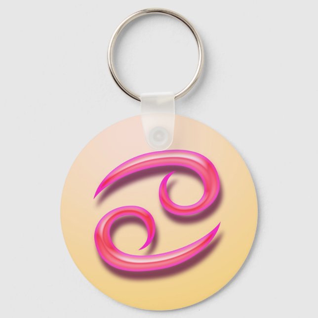 Zodiactecken Cancer Nyckelring (Framsida)