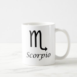 Zodiactecken för "Scorpio" Kaffemugg