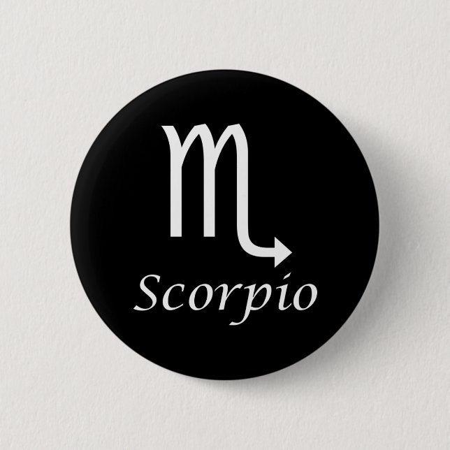 Zodiactecken för Scorpio Knapp (Framsida)