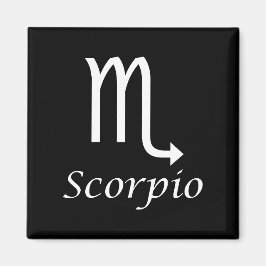 Zodiactecken för Scorpio Magnet