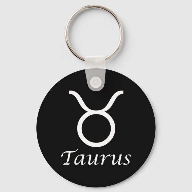 Zodiactecken för Taurus Nyckelring (Framsida)