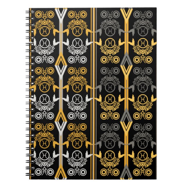 Zodiactecken, Pisces Anteckningsbok (Framsidan)