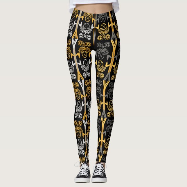 Zodiactecken, Pisces Leggings (Framsida)