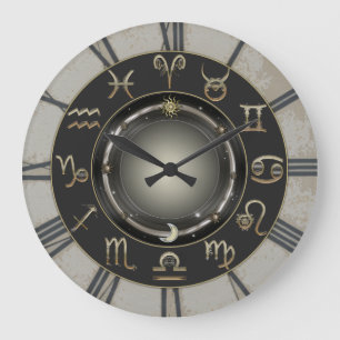 Zodiactecken Stor Klocka
