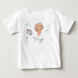 Zodiak Bebis Jungfrun Baby BodyDräkt och T-Shirt