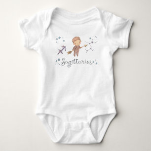 Zodiak Bebis Skytten Bebis Kroppsdräkt och T-Shirt