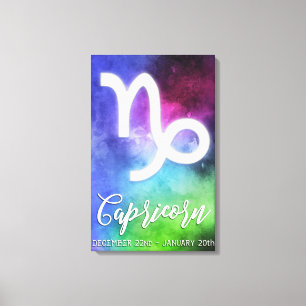 Zodiak: Capricorn Data Canvastryck