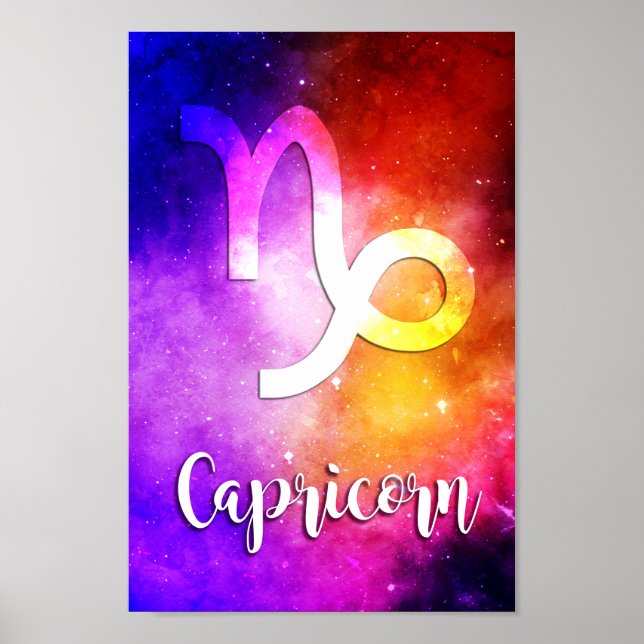 Zodiak: Capricorn Space Candy Poster (Framsidan)