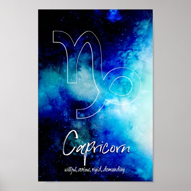 Zodiak: Capricorn Traits Poster (Framsidan)