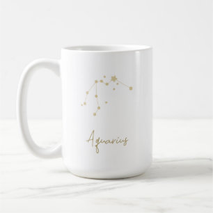 Zodiak för vattenlevande konstellation kaffemugg