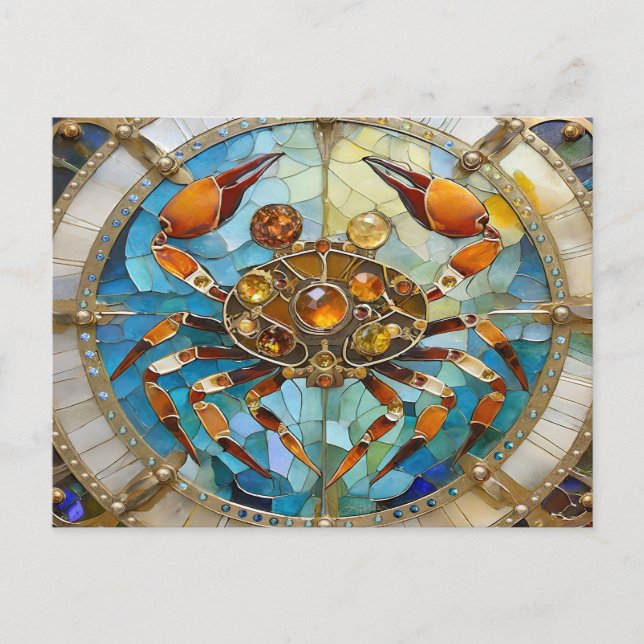 Zodiak - Kräftan Vykort (Framsida)