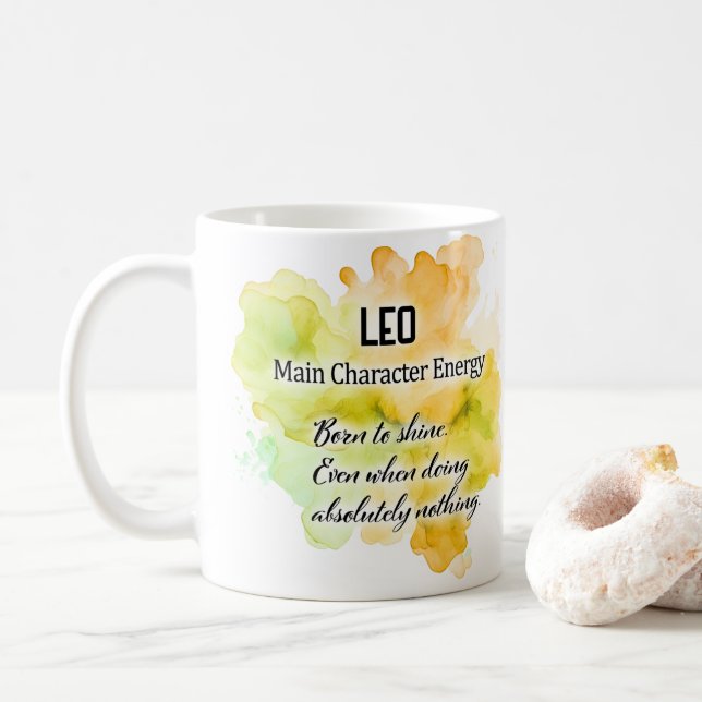 Zodiak Kvinnor, Lejonet Kaffemugg (Med munk)