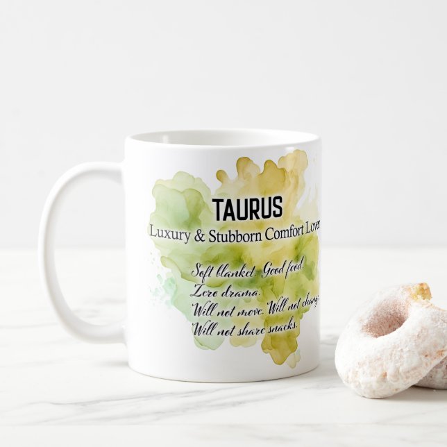 Zodiak Kvinnor, Oxen Kaffemugg (Med munk)