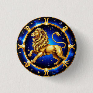Zodiak Leo-emblem Knapp