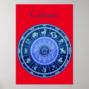 Zodiak soltecken astrologi kalender Thunder_Cove Poster