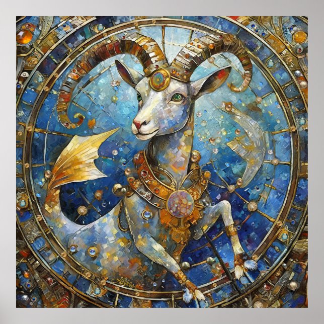 Zodiak - Stenbocken havsgeten Poster (Framsidan)
