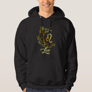 Zodiak stjärntecken Leo Födelsedagspresent för man Hoodie