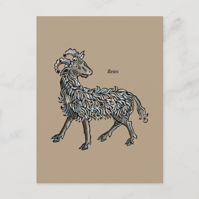 Zodiak: Väduren, 1482 Vykort (Framsida)