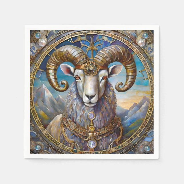 Zodiak - Väduren Pappersservett (Framsidan)